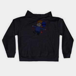 Creepypasta chibi Eyeless Jack Kids Hoodie